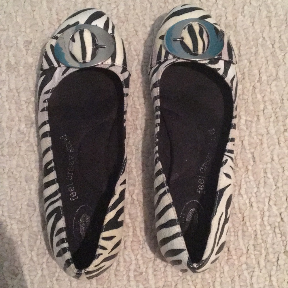 Zebra Dr. scholls flats
